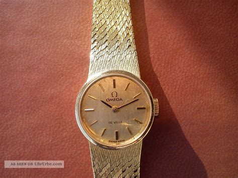 omega gold uhr damen vintage